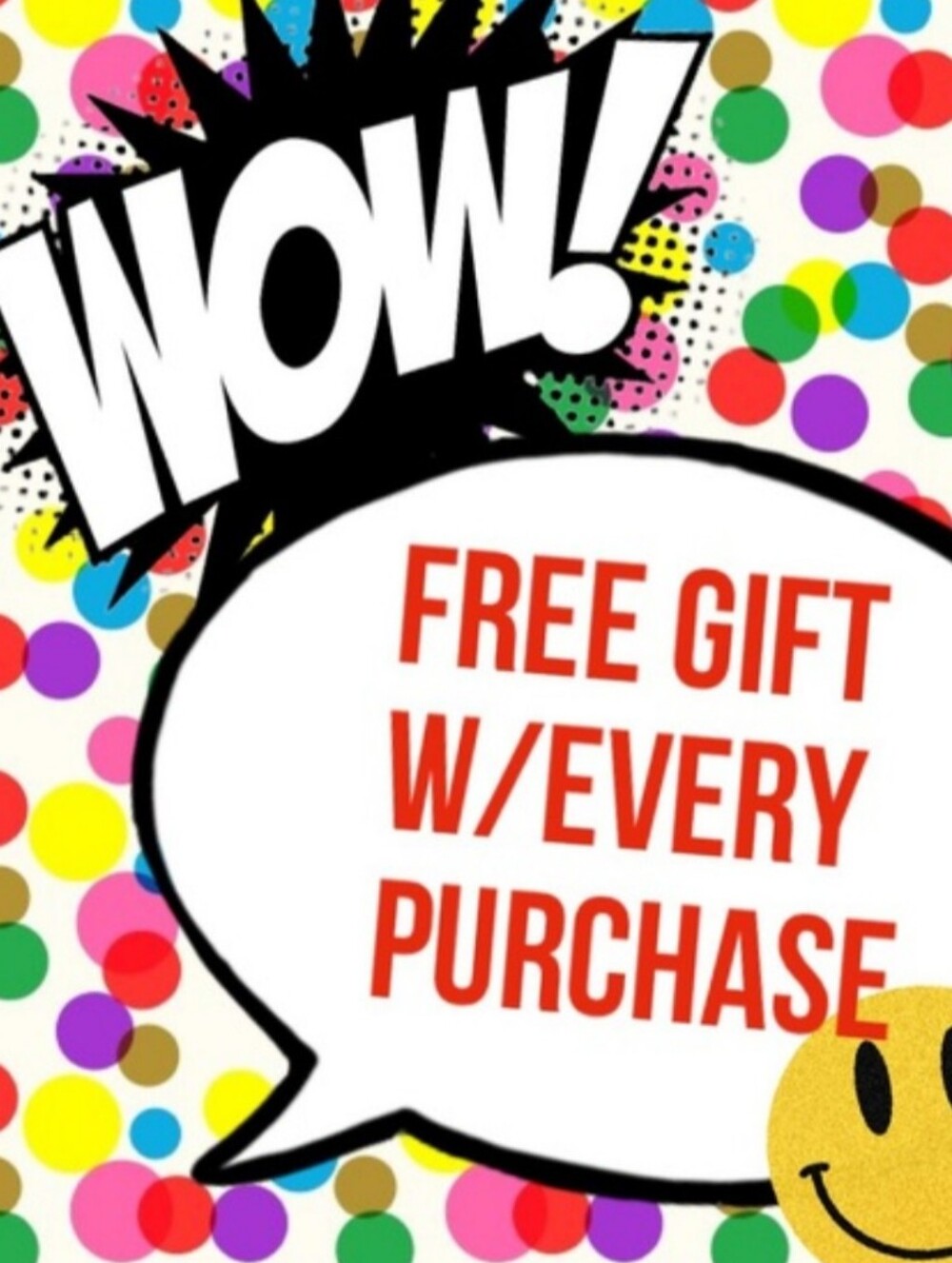 WOW! Free Mystery Gift With Every Purchase Week Of 9/7 To 9/13